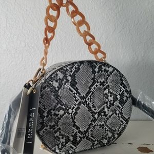 NWT Isabelle Snake print purse